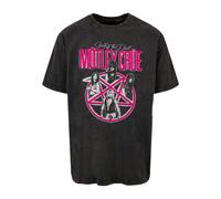 Merchcode T-Shirt 'Motley Crue - Vintage Shout At The Devil' gris clair / rose / noir chiné, Taille 5XL