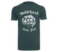 Merchcode T-Shirt 'Motorhead - Iron Fist' vert foncé / blanc, Taille L