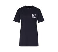 Merchcode T-shirt 'Never On Time' noir / blanc, Taille 4XL