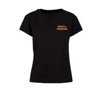 Merchcode T-shirt 'Niall Horan' jaune / rouge sang / noir, Taille M