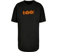 Merchcode T-shirt oversize 'Halloween - Boo Pumpkin' orange foncé / noir, Taille L