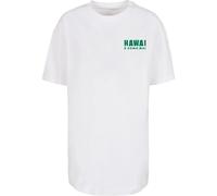 Merchcode T-shirt oversize 'Hawai' vert foncé / blanc, Taille XXXL
