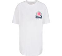 Merchcode T-shirt oversize 'Sunset Charm' rose clair / noir / blanc, Taille XXXL