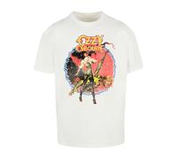 Merchcode T-Shirt 'Ozzy Osbourne - Ultimate Sin Tour' bleu clair / melon / noir / blanc, Taille XL