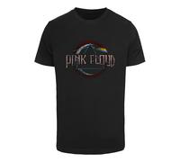 Merchcode T-Shirt 'Pink Floyd Dark Side of the Moon' bleu / gris / rouge foncé / noir, Taille XXXL