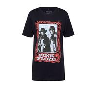 Merchcode T-shirt 'Pink Floyd' gris clair / saumon / noir, Taille XS