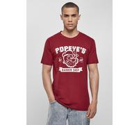 Merchcode T-shirt Popeye Barber Shop Tee Bourgogne XS