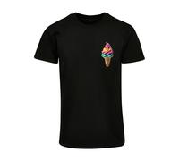 Merchcode T-Shirt 'Pride Scoops' jaune / vert / pitaya / noir, Taille M