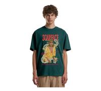 Merchcode T-Shirt Scarface Elvira Hancock pour Homme - Coupe Ample - Coupe Ample avec épaules recoupées et col Rond - T-Shirt Graphique à Manches Courtes