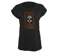 Merchcode T-shirt 'Selena Gomez Kill Em' orange / rouge / noir / blanc, Taille M