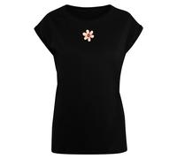 Merchcode T-shirt 'Spring - Grow Through' orange clair / noir, Taille XXL