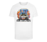 Merchcode T-Shirt 'Stone Temple Pilots' bleu / orange / noir / blanc, Taille XXL