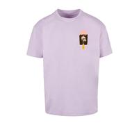 Merchcode T-Shirt 'Summer - Icecream' brun foncé / violet clair / abricot / orange clair, Taille XS
