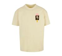 Merchcode T-Shirt 'Summer - Icecream' jaune clair / orange / rose / noir, Taille XL
