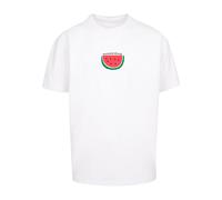 Merchcode T-Shirt 'Summertime' mélange de couleurs / blanc, Taille M