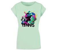 Merchcode T-shirt 'Tennis Love, Sweat' menthe / mélange de couleurs, Taille S