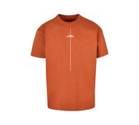 Merchcode T-Shirt 'Think Different' caramel / blanc, Taille L