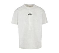 Merchcode T-Shirt 'Think Different' gris chiné / noir, Taille XS