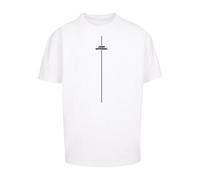 Merchcode T-Shirt 'Think Different' noir / blanc, Taille XL