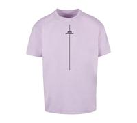 Merchcode T-Shirt 'Think Different' violet clair / noir, Taille XS