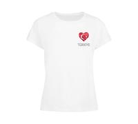 Mc Clothes Turkey With Ladies Short Sleeve T-shirt Blanc 4XL Femme