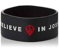 MERCHCODE Twenty One Pilots Bracelet unisexe avec inscription « I Believe In Josh Dn »