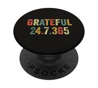 Merci 24 7 365 Thanksgiving Merci Merci Joy Gratitude PopSockets PopGrip Adhésif