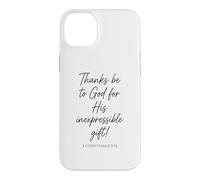 Merci à Dieu pour Son indicible 2 Corinthiens 9:15 Coque pour iPhone 14 Plus
