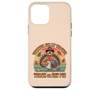 Merci à Mon Professeur de Dinde Retro Funny Teach Or Eat Pie Coque pour iPhone 12 Mini