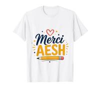 Merci AESH Cadeau Remerciement Fin d’Année Scolaire T-Shirt
