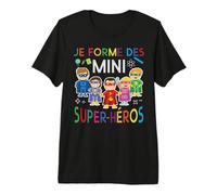 Merci Atsem maîtresse Fin d'année école Maternelle Souvenir T-Shirt Haut de Gamme