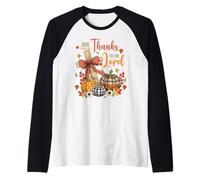 Merci au Seigneur, Verset de la Bible chrétienne : Thanksgiving Manche Raglan