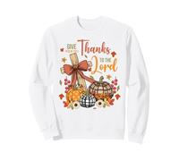 Merci au Seigneur, Verset de la Bible chrétienne : Thanksgiving Sweatshirt
