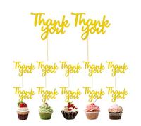 Merci Cake Topper - Disques De Cupcakes Des Enseignants, Toppers De Cupcakes D'appréciation Enseiignants | Merci Cupcake Toppers, 12 Pièces Pour Avoir Donné Aux Enseignnants Dees Amis De La Fête