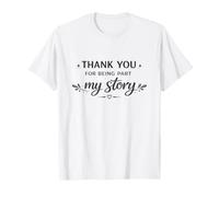 Merci d'avoir participé à Mon Histoire. Appréciation T-Shirt