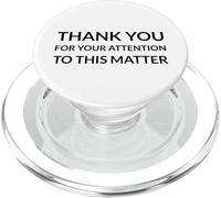 Merci de Votre Attention à ce Sujet (Drôle) PopSockets PopGrip pour MagSafe