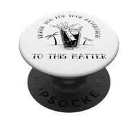 Merci de Votre Attention à ce Sujet (Graphique Amusant) PopSockets PopGrip Adhésif