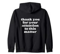Merci de votre attention à cette affaire Sweat à Capuche