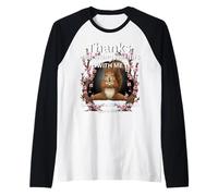 Merci d'être Amie avec Un écureuil Fou douteux Manche Raglan