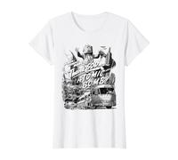 Merci Dieu pour la Bombe Atomique T-Shirt Graphique avec Valeur, Femme, Blanc, XL