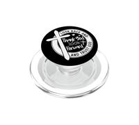 Merci Dieu, Regardez vers l'avenir - Citation Inspirante PopSockets PopGrip pour MagSafe