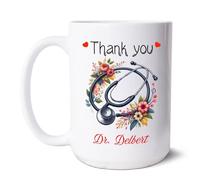Merci Docteur Tasse À Thé Céramique Mug Unique Tasse À Café Cadeaux Fantaisie Pour Bureau Collègue Anniversaire 330 Ml