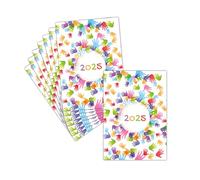 MERCI-FACTEUR.COM Carte de Voeux 2025 Entreprise pour Professionnels - 8 Cartes Pliées (3 Formats Dispos) - Carte 2025 : Ensemble Pour Des VÅ“ux Colorés