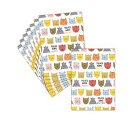 MERCI-FACTEUR.COM Carte de Voeux 2026 Bonne Année en Italien - 8 Cartes Non Pliées (3 Formats Dispos) - Carte Chats Mignons Pour Une Bonne Année 2026