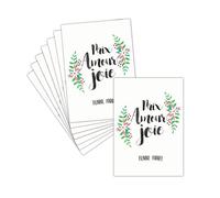 MERCI-FACTEUR.COM Carte de Voeux 2026 Paix et Amour - 8 Cartes Postales (3 Formats Dispos) - Carte Message D'espoir Et De Paix Pour 2026