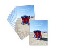 MERCI-FACTEUR.COM Carte Départ en Retraite Drôle - 8 Cartes Non Pliées (3 Formats Dispos) - Carte Nouveau Bureau Sous Le Soleil De La Plage