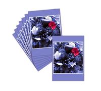 MERCI-FACTEUR.COM Carte Faire-Part-Décès et Fleurs - 8 Cartes Postales (3 Formats Dispos) - Carte Bouquet Coloré Pour Un Ultime Hommage