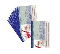 MERCI-FACTEUR.COM Carte Noel Humour - Joyeux Noël - 8 Cartes Non Pliées (3 Formats Dispos) - Carte Carte D'identité Humoristique Du Père Noël