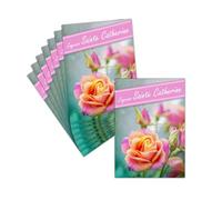 MERCI-FACTEUR.COM Carte Sainte Catherine et Roses - 8 Cartes Postales (3 Formats Dispos) - Carte Roses éclatantes Pour Une Fête Joyeuse