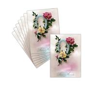 MERCI-FACTEUR.COM Carte Voeux Ancienne et Vintage - 8 Cartes Non Pliées (3 Formats Dispos) - Carte Porte Bonheur De La Nouvelle Année 2026